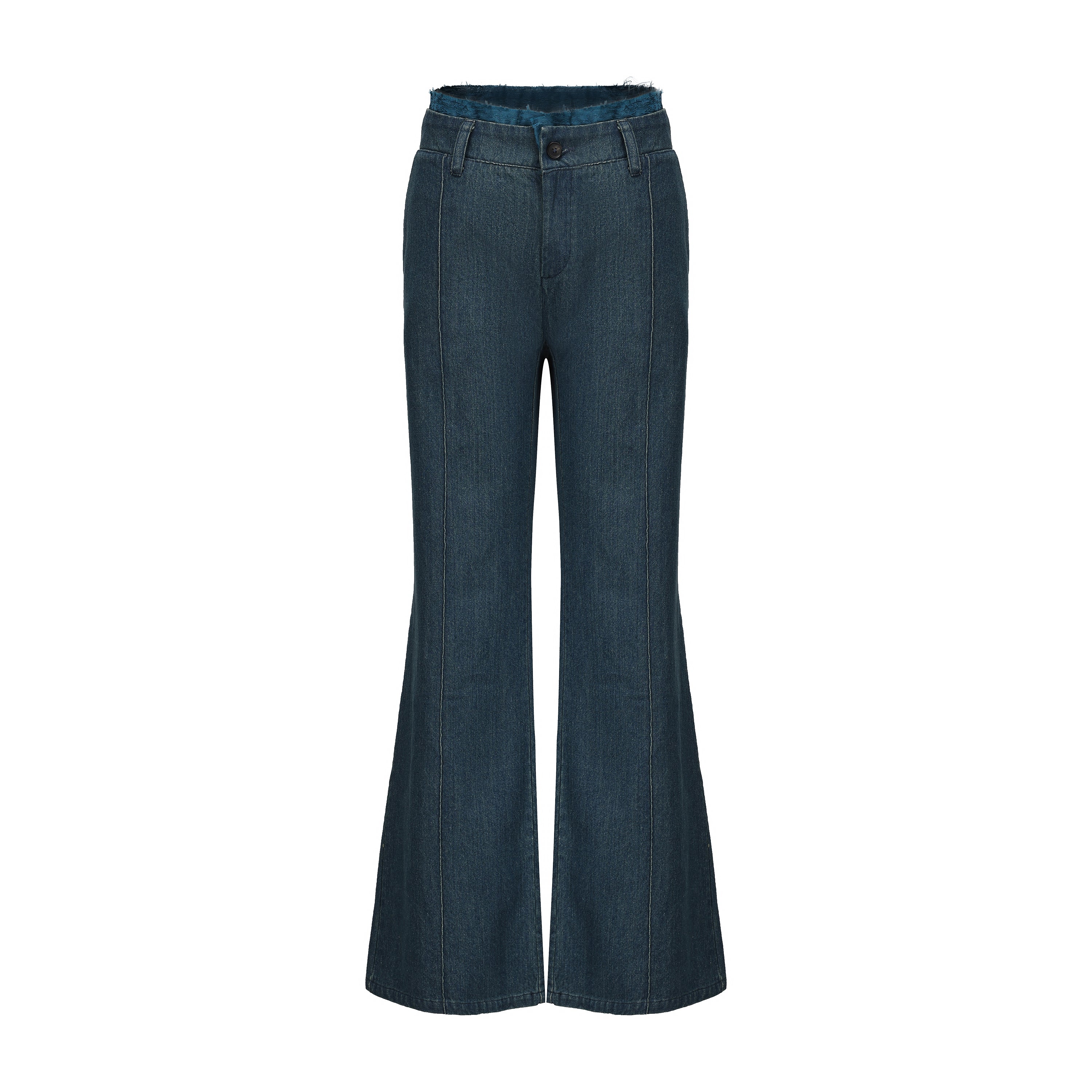 Laba Patch Denim Flared Jeans