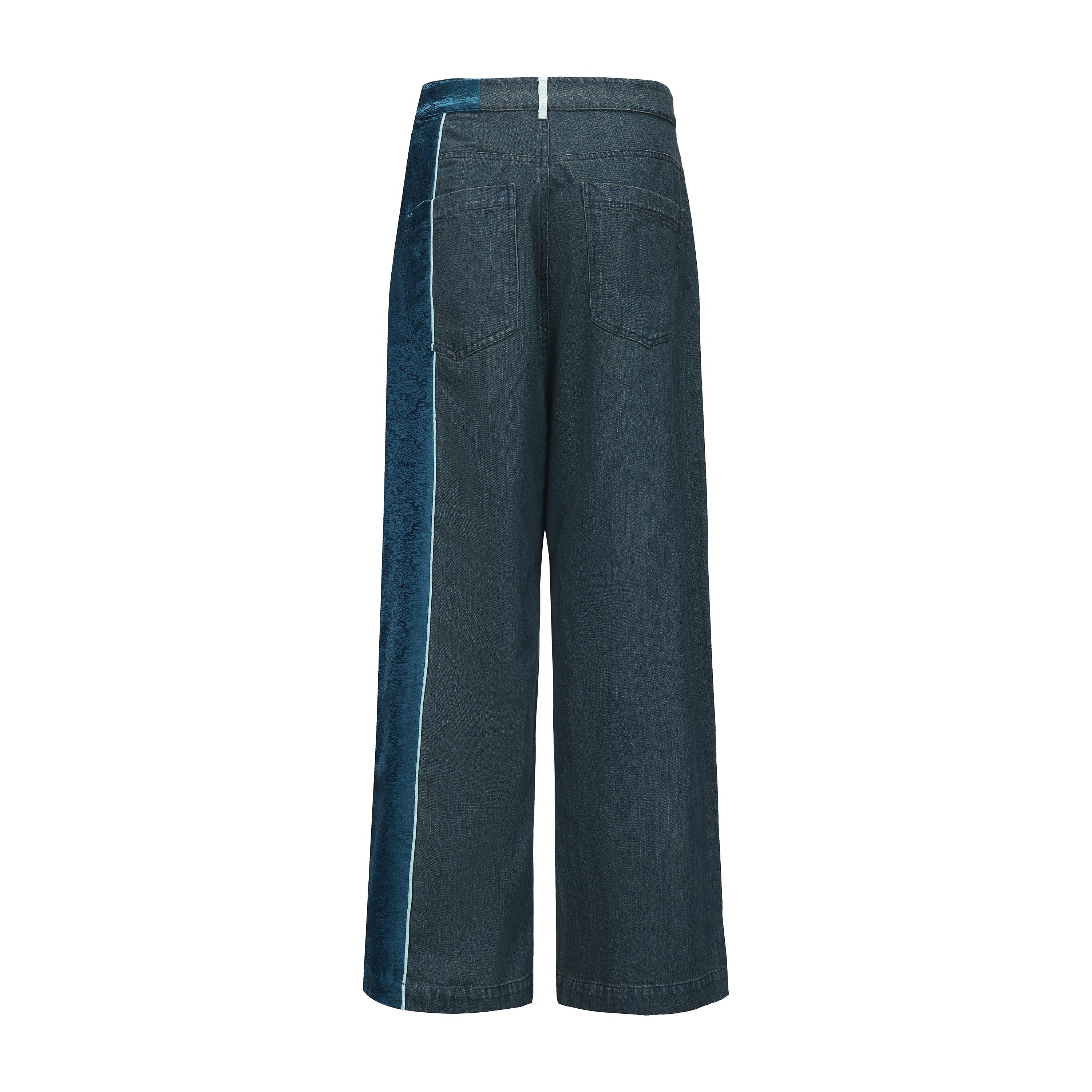 【Anyone more】Dric patch washed denim wide pants WASHED DENIM DP / WIDE PANTS INDIGO – P.A.M. (Perks And Mini)