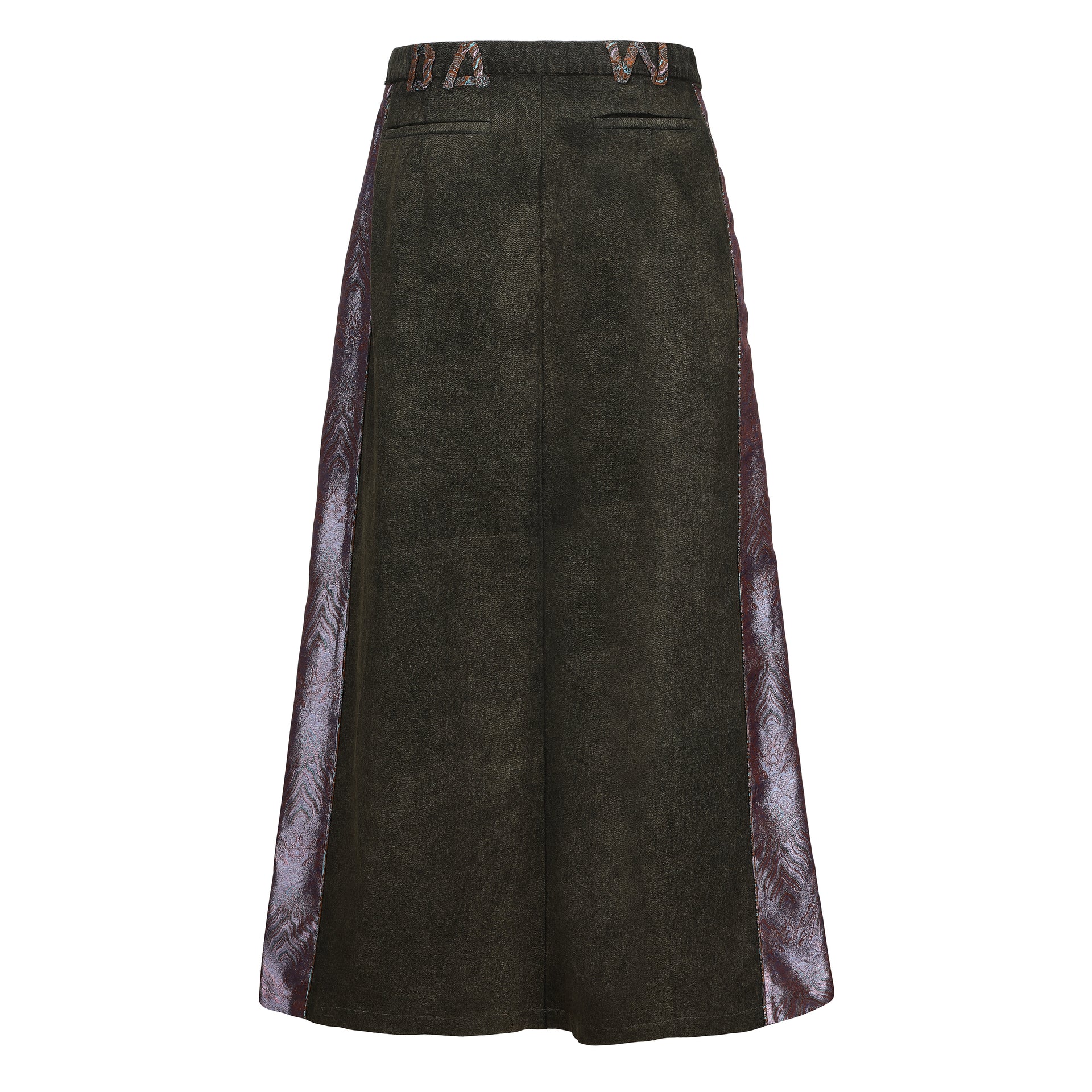 Cha Patch Maxi Skirt