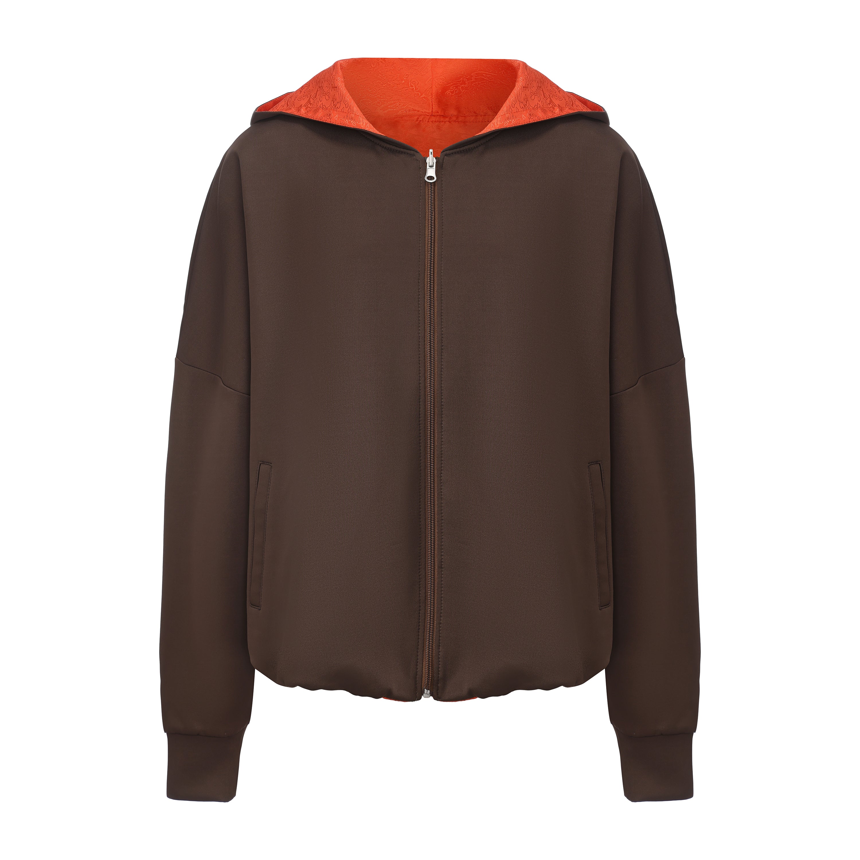 Lin Reversible Hoodie Phoenix Red / Golden Brown