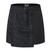 Dan Brocade Patch Mini Skirt