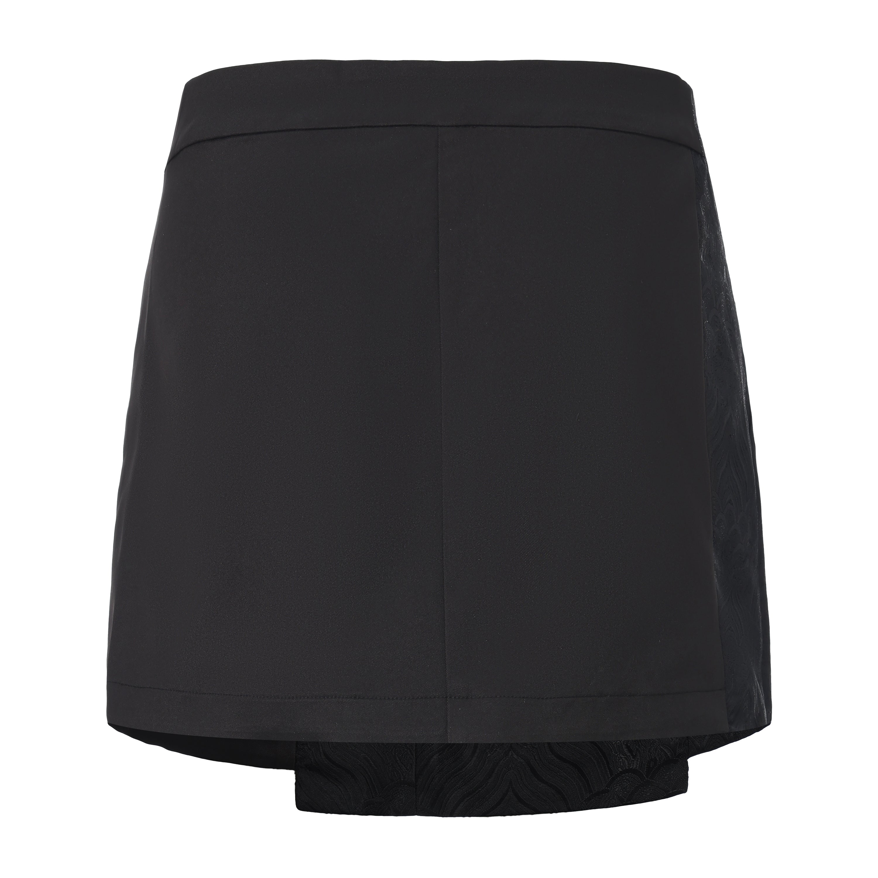 Dan Brocade Patch Mini Skirt