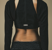 Yao Keyhole Detachable Sleeves Top