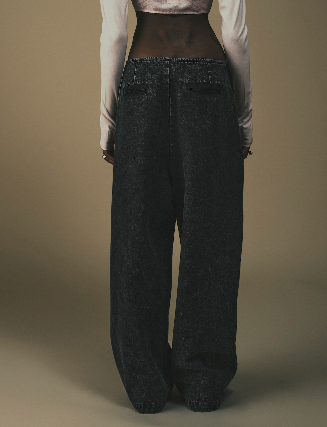 Fa Oversized Denim Pants Fa Oversized Denim Pants