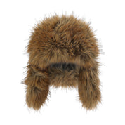 Lei Reversible Fur Trapper Hat Black/Brown