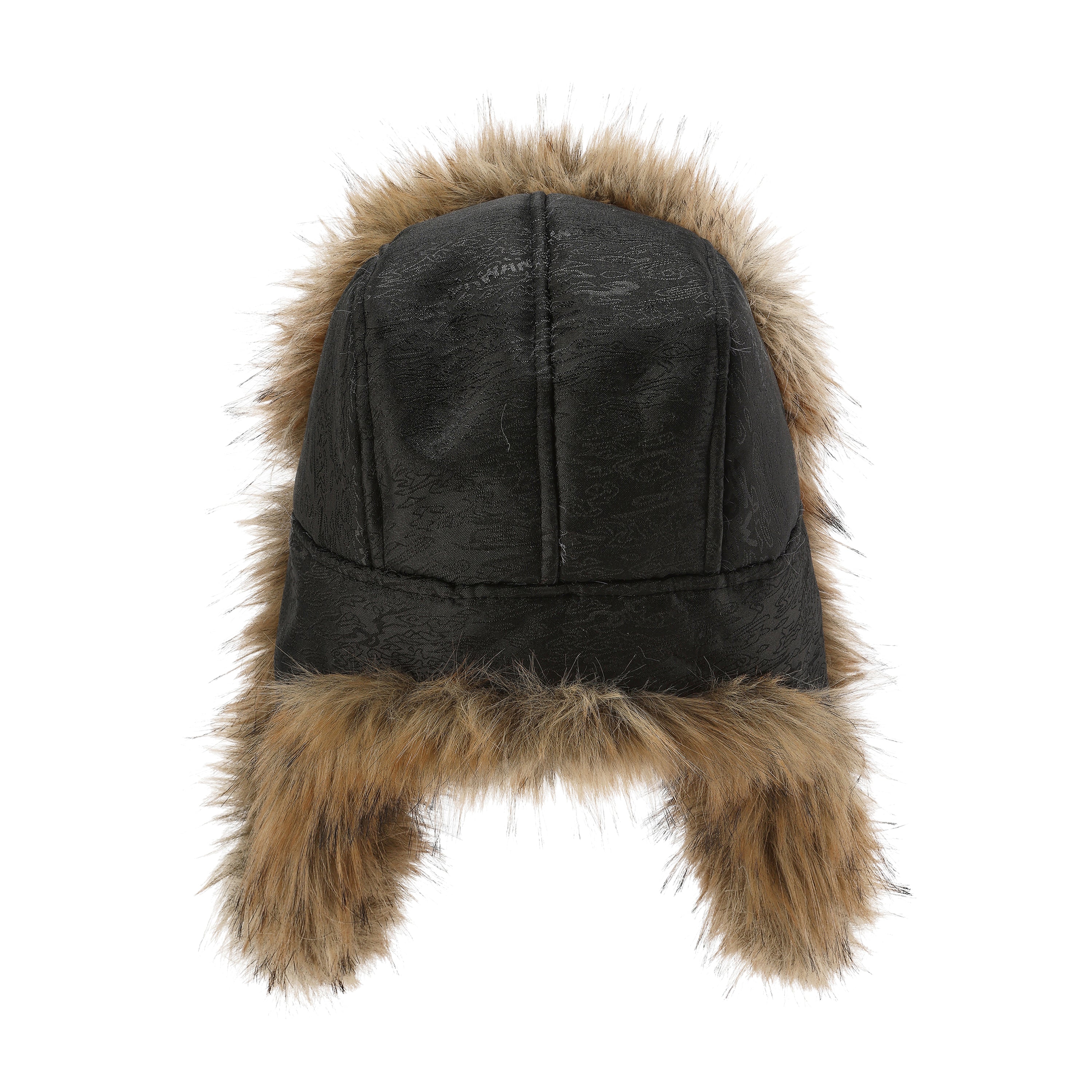 Lei Reversible Fur Trapper Hat Black/Brown