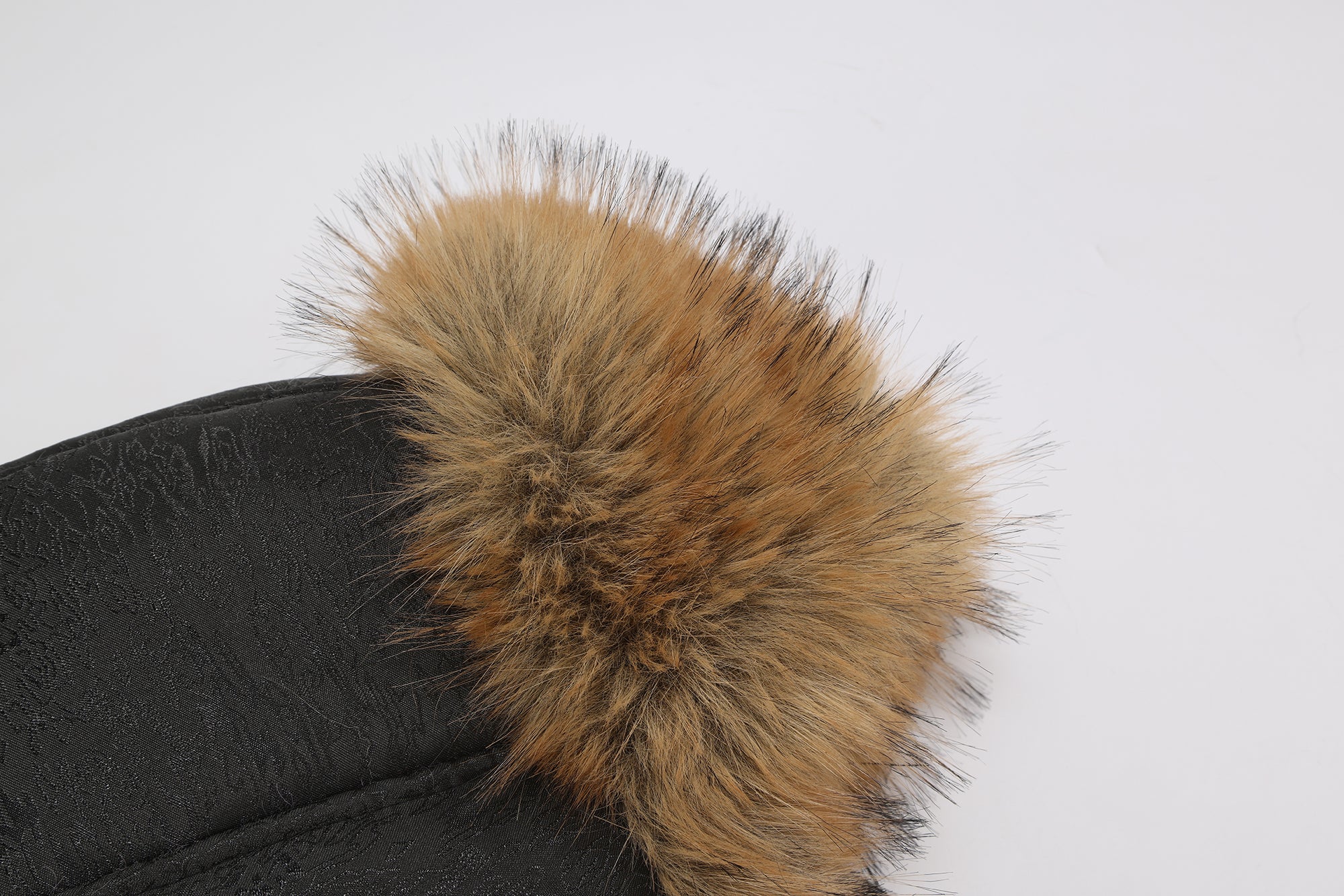 Lei Reversible Fur Trapper Hat Black/Brown