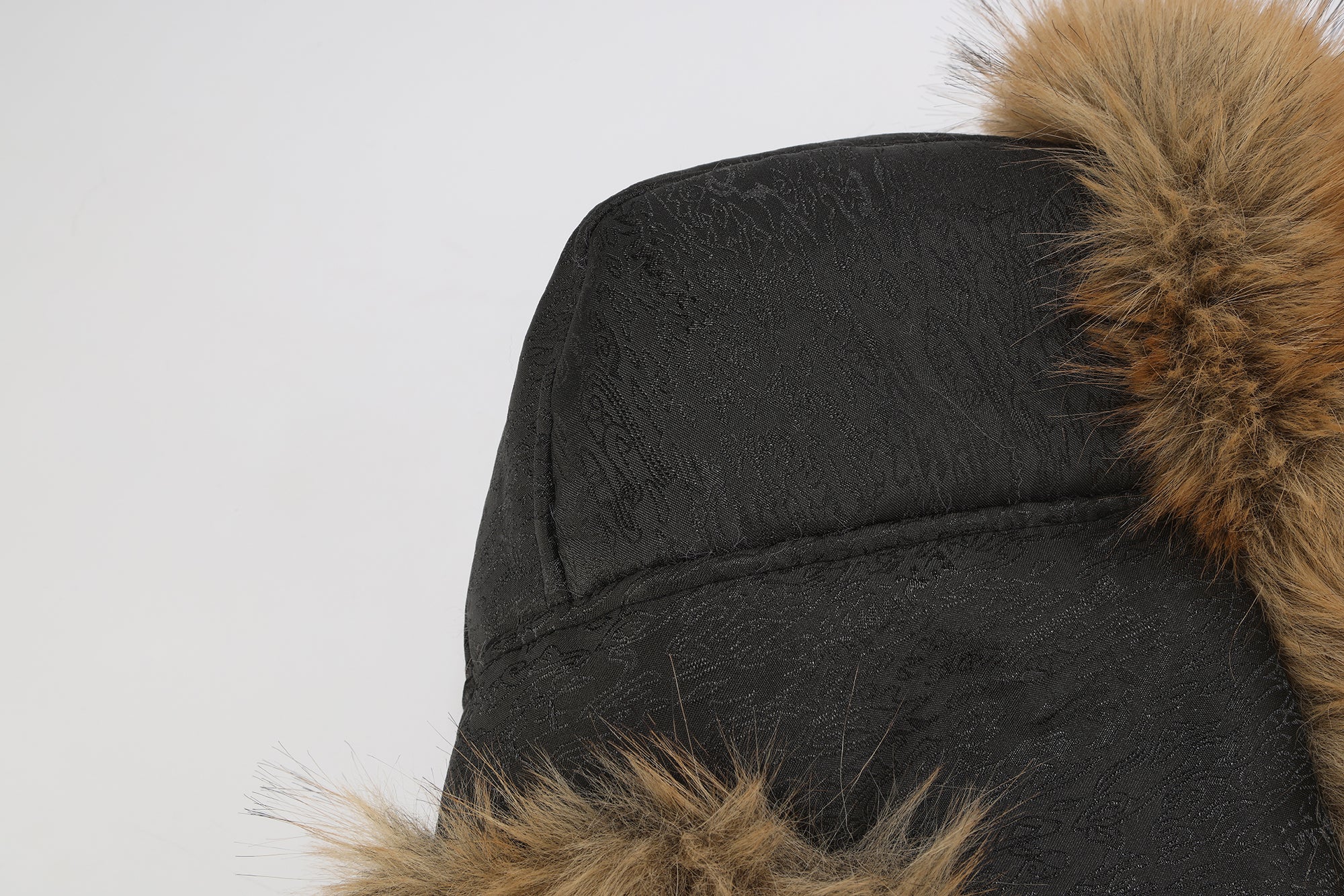 Lei Reversible Fur Trapper Hat Black/Brown