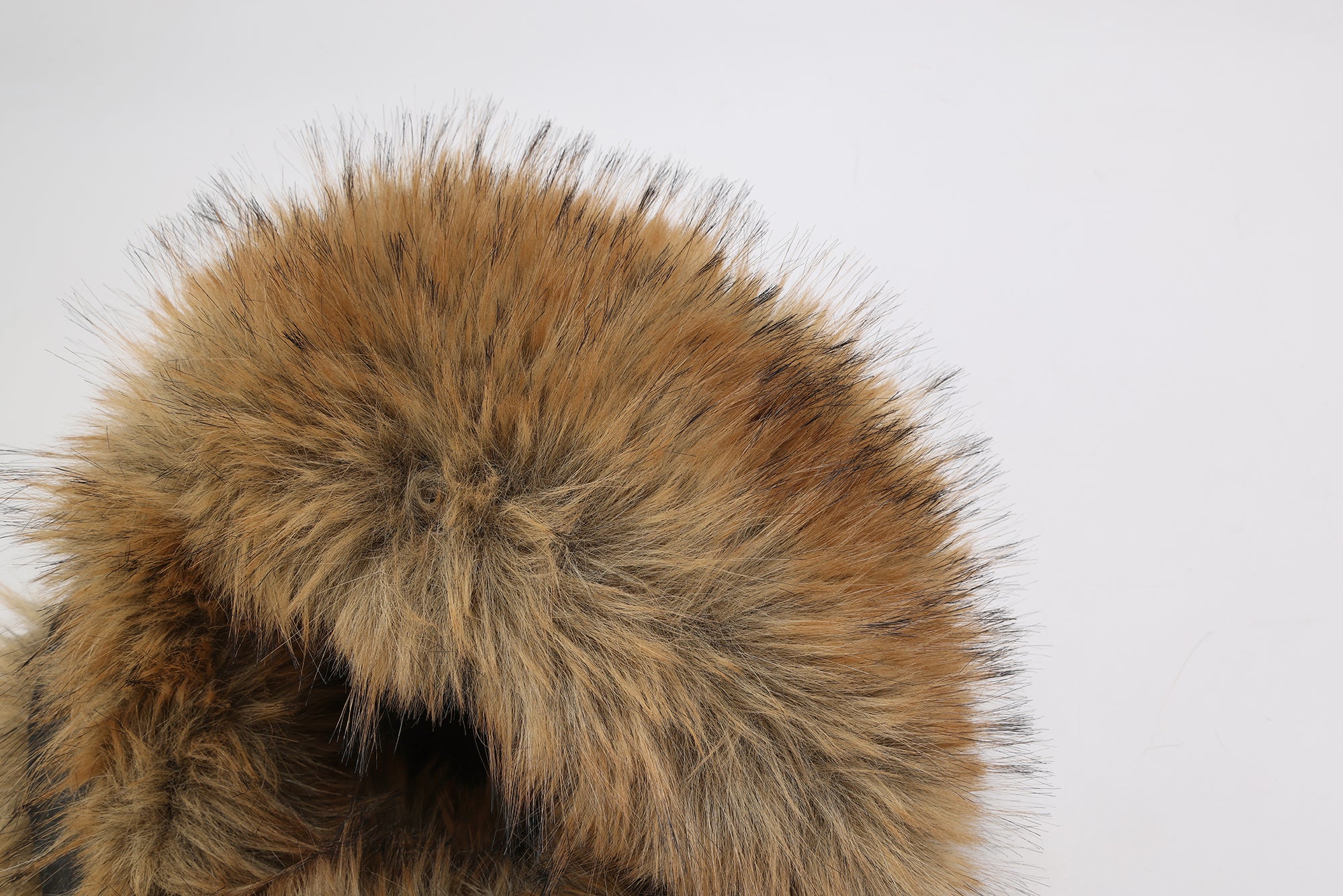 Lei Reversible Fur Trapper Hat Black/Brown