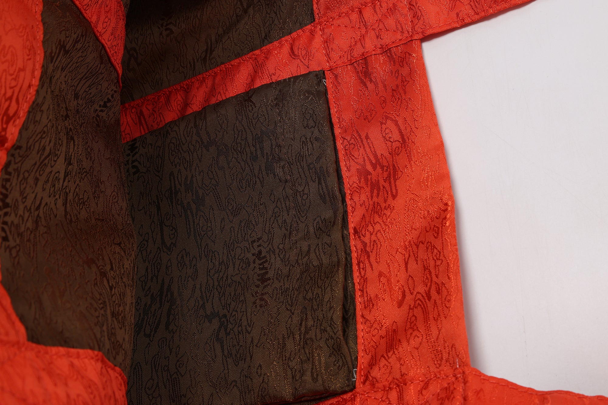 Shuang Reversible Tote Bag Red/Brown