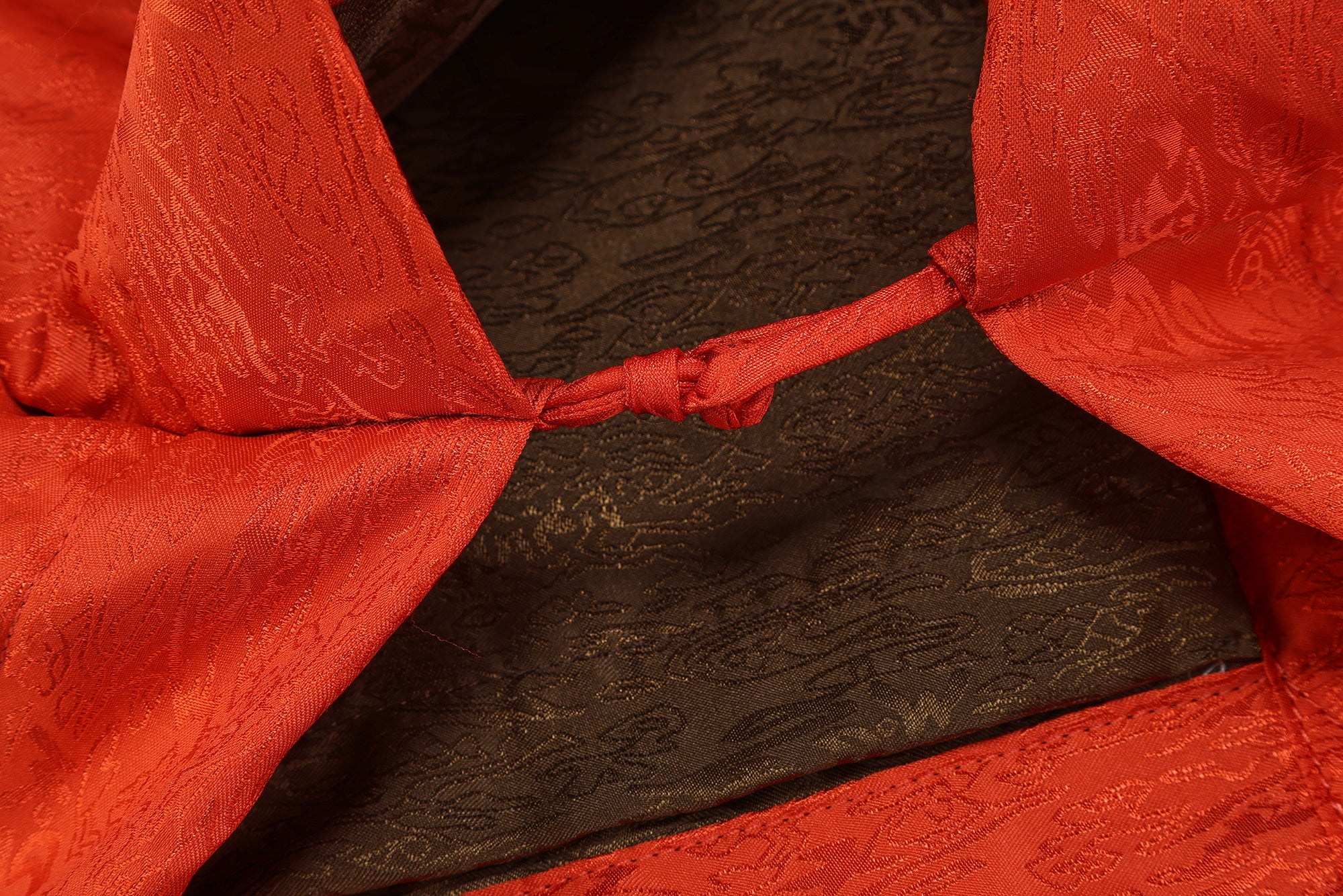 Shuang Reversible Tote Bag Red/Brown