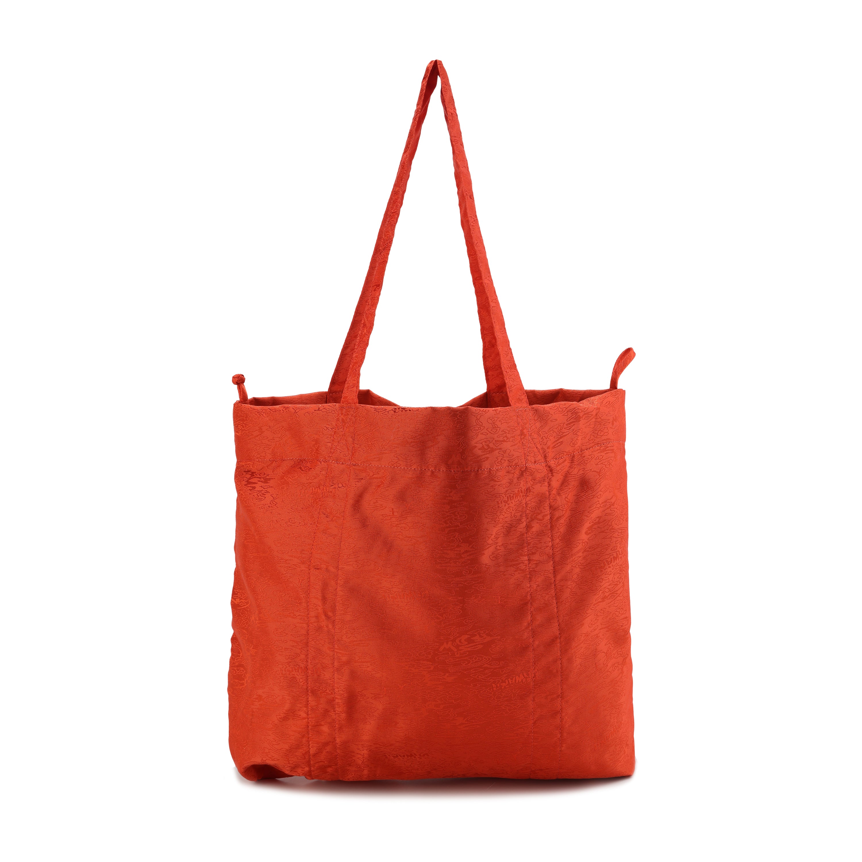 Shuang Reversible Tote Bag Red/Brown