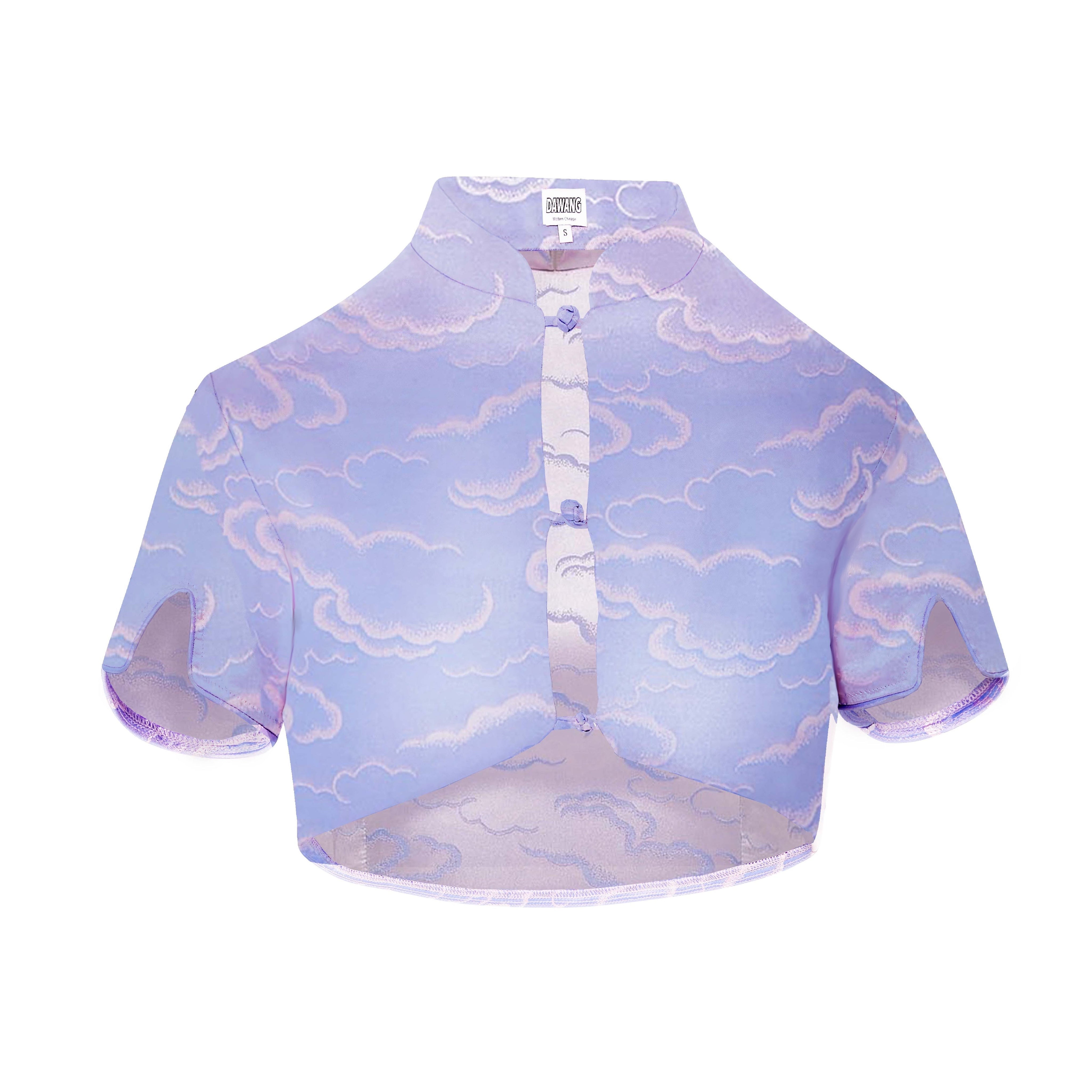 Wen Button Front Crop Top SAMPLE SALE