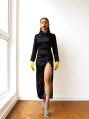 DAWANG Side Slit Maxi Dress SAMPLE SALE