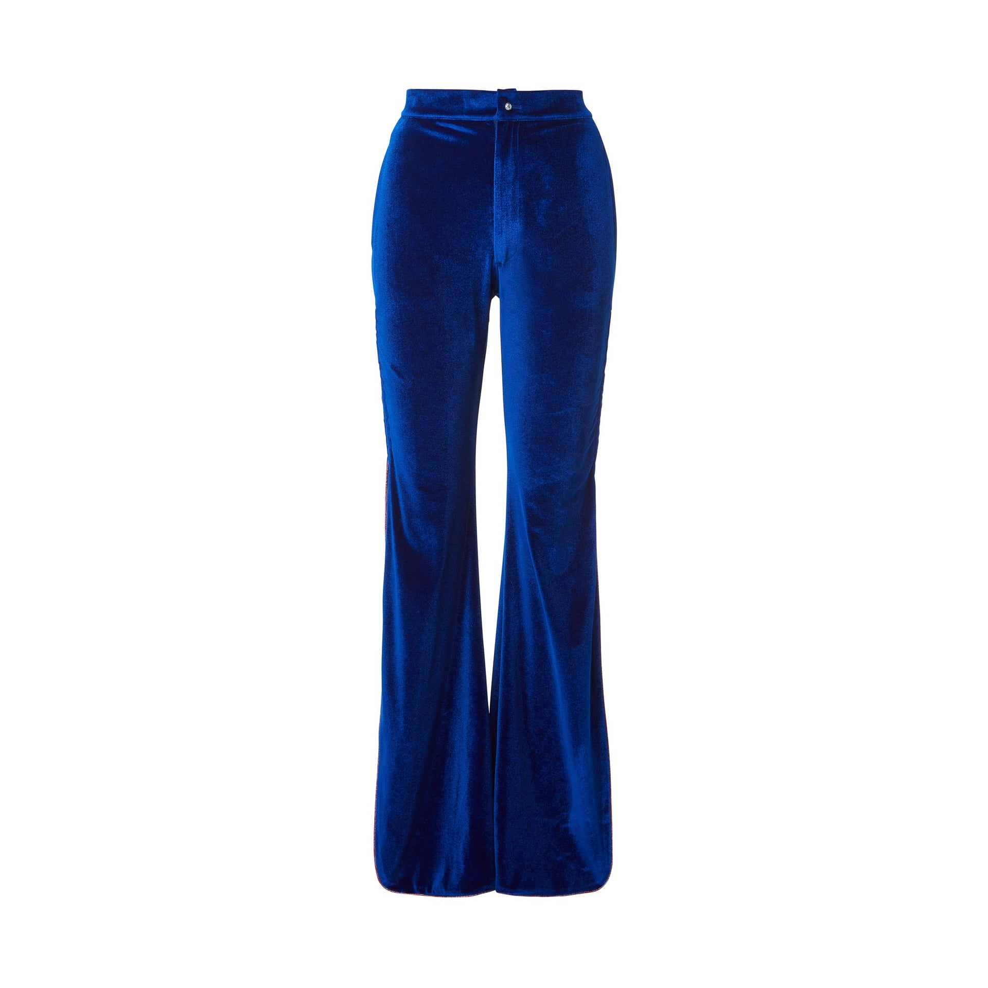 DAWANG Flare Side Slit Drawstring Pants