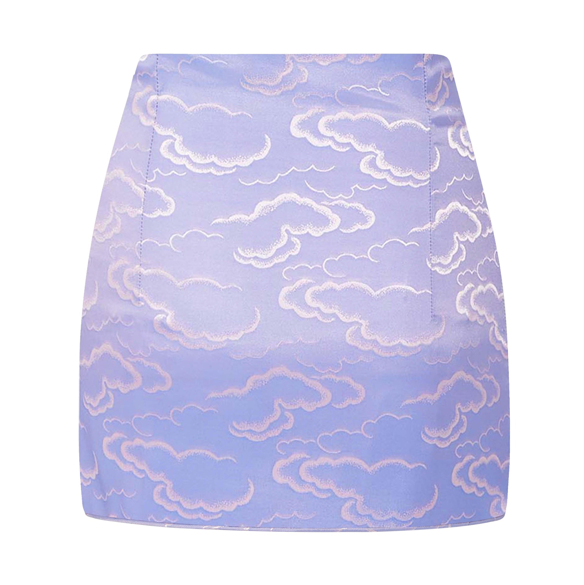 Mei Double Slit Mini Skirt