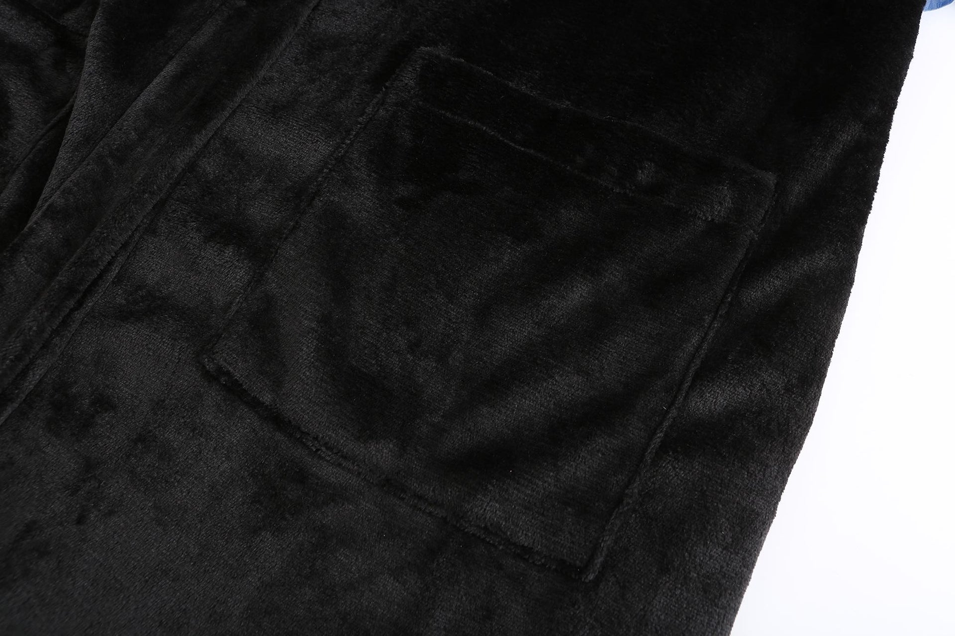 Yun Drop Shoulder Belted Robe