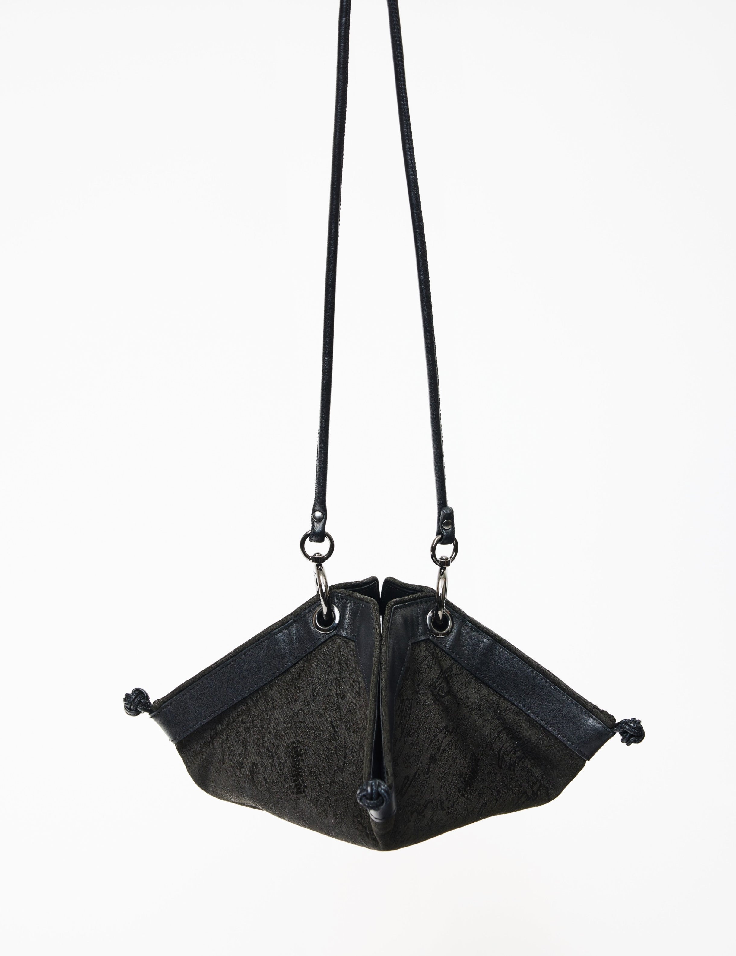Fang Convertible Crossbody Bag, DAWANG LOGO Embroidery on bottom, Magnetic Snap, convertible transition, overview, form1