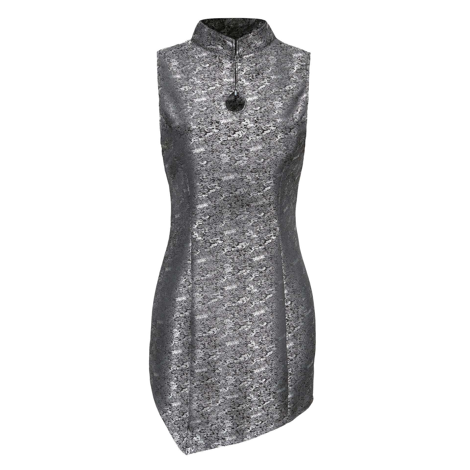 Yan Asymmetrical Sleeveless Mini Dress