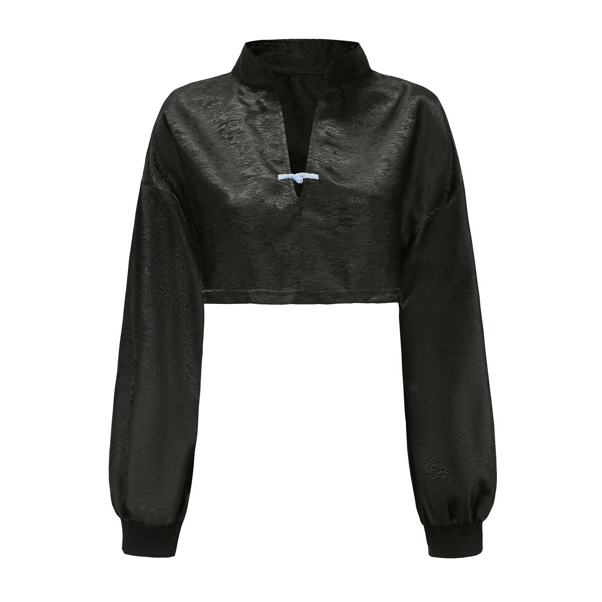 Hei Open Collar Crop Top