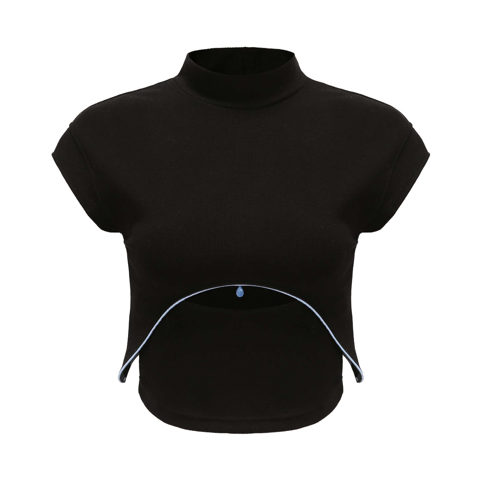 Min Cutout Two Piece Crop Top